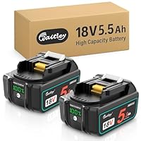 2X Waitley 5500mAh 18V akku für Makita BL1850 BL1860B BL1840 BL1830 BL1820B BL1815 – Kompatibel mit Makita 18V Elektrowerkzeugen
