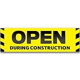 Vista Flags Vinyl Banner Large 120' Open During Construction