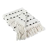 DII Woven Loop Throw Collection, 50x60, Off-White