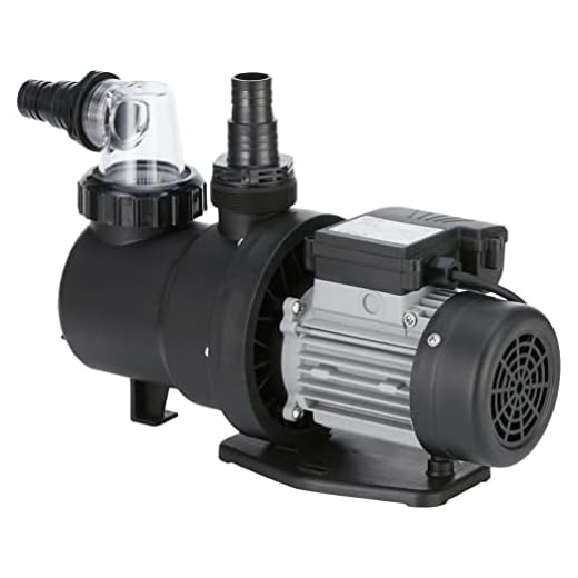 Gre Pp076 - Bomba Para Filtro De Piscina, 550 W, 9.5 M3/H - Negro, 46 X 21 X 24 Cm
