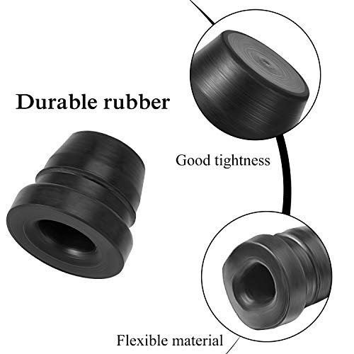Boao BOAO-SCREWS-AS121 40 Pieces Brake Bleeder Caps Brake Bleeder Screw Cap Grease Fitting Caps Rubber Dust Cover thumb #2