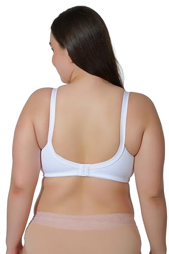 Image of MAROON Cotton Satin Blend Seamless Non Padded Non-Wired Full Coverage Women Minimizer Bra