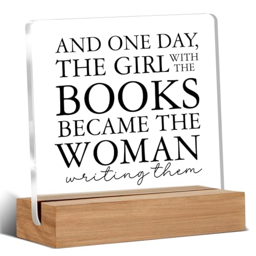 Writing Gifts for Women, Girls, Author Gifts for Writing Lover, Novelist, Writer Home Office Desk...