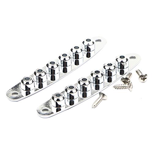 Embouts pour guitare basse chromés pour réparer et stabiliser la lutherie