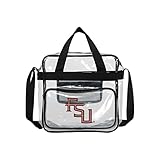 FOCO Florida State Seminoles NCAA Clear High End Messenger Bag