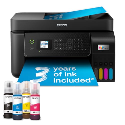 Epson EcoTank ET-4800 Drukarka zbiornika atramentowego Wi-FI do skanowania do 3 lat atramentu w zestawie