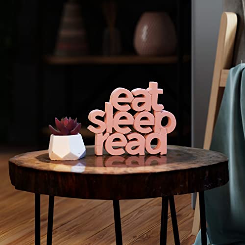 NUKKAD-TALES-Eat-Sleep-Read-Pink-Showpiece-for-Home-Decor-Center-Table-Decor-Wall-Hanging-Book-Shelf-Decor-Study-Table-Gift-Item-Birthday-Gift-65-x-530-inch