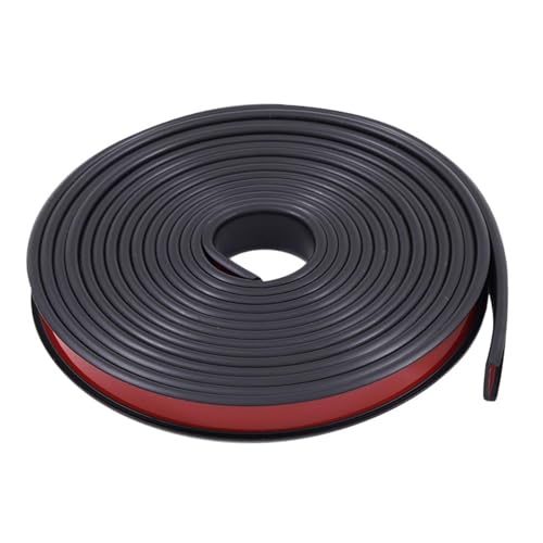 ＫＬＫＣＭＳ U字型家具エッジバンディング 家具エッジプロテクター 柔軟 エッジングトリム 粘着エッジガード デスクプロテクター 自己粘着ベニヤエッジング ハードボード キャビネット修理用 テーブルキャビネット用 18mm×10m, 黒