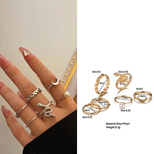 Stackable Rings Set - Style 9