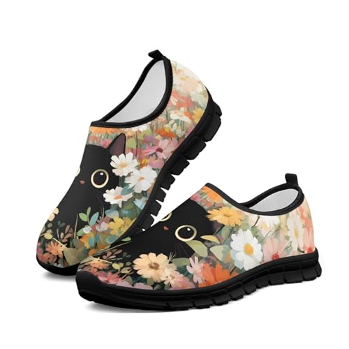 Image of Womens Slip On Walking Shoes Non Slip Loafer Breathable Holiday Travel Shoe Lightweight Casual Low Top Sneakers SizeUS 5.5-11.5