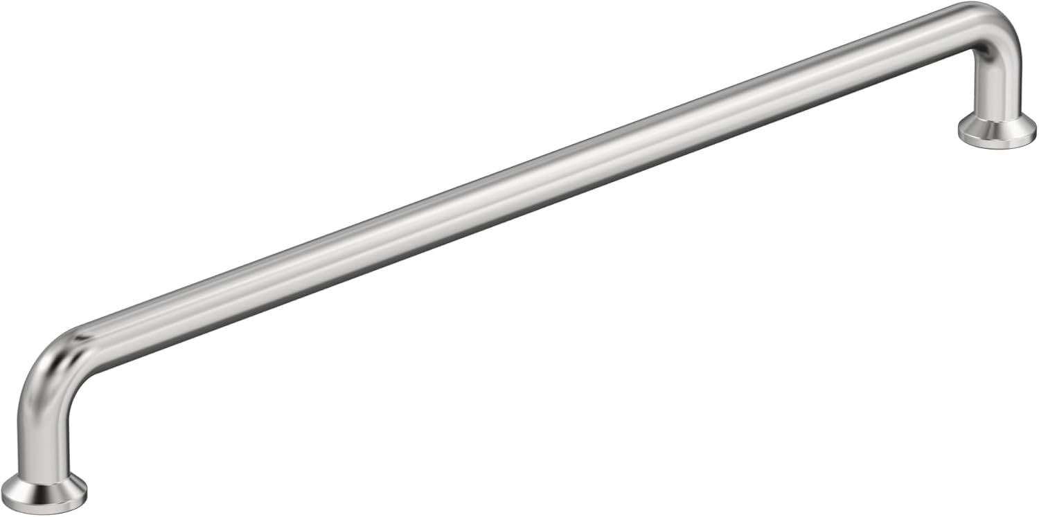 Amerock Factor 18 inch (457mm) Center-to-Center Polished Chrome Appliance Pull, BP3696726
