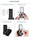 Maxonar Wall Mount, Echo Pop Wall Mount Speaker Holder Stand No Screws No Drill Needed Cable Hidden Storage Compatible with Echo Pop, Google Nest Speakers- Black