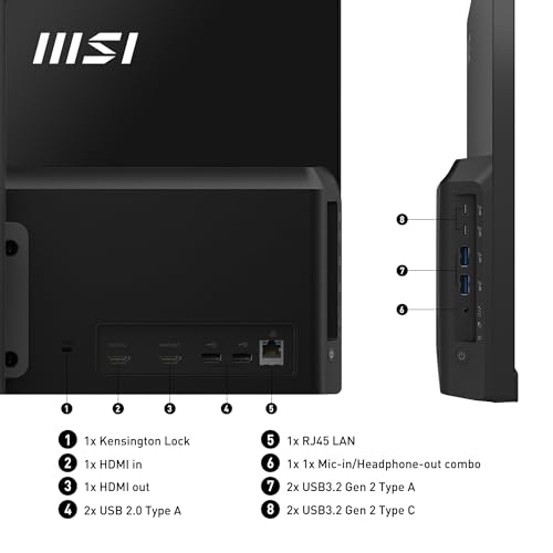 MSI PC AIO 27" BLACK INTEL CORE 5 120U 8GB 512GB SSD WIN 11 HOME 5 MSI PC AIO 27" BLACK INTEL CORE 5 120U 8GB 512GB SSD WIN 11 HOME