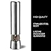 Cole & Mason Hampstead Electronic Pepper Mill - Electric Pepper Grinder Set - Adjustable Electric Spice Grinder - Hand Wash - Stainless Steel