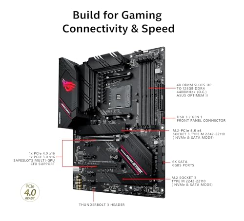 Image of AMD Ryzen 9 5900XT Processor with ASUS ROG Strix B550-F WiFi II Motherboard | CPU Motherboard Combo, AM4, DDR4, PCIe 4.0, 2x M.2, USB 3.2 Gen 2 Type C, WiFi 6E, ATX Gaming Motherboard