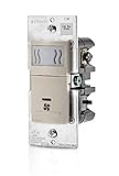 Leviton Humidity Sensor and Fan Control, Single Pole, 600W Incandescent, 150W Led/CFL, 400Va Inductive/Ballast, 1/6Th Hp Motor, Wallplate/Faceplate Not Included, Light Almond