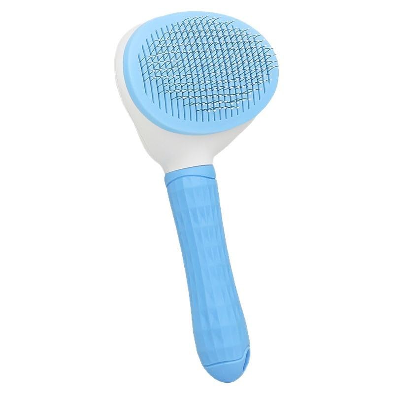 Cat Hair Brush, Cat Brush for Shedding with Metal Comb, Skin Friendly Deshedding Grooming Brush for Short and Long Haired Cats