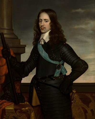 Tableaux Portrait de Willem II Peinture Poster Art Mural Décoration Maison 60x90