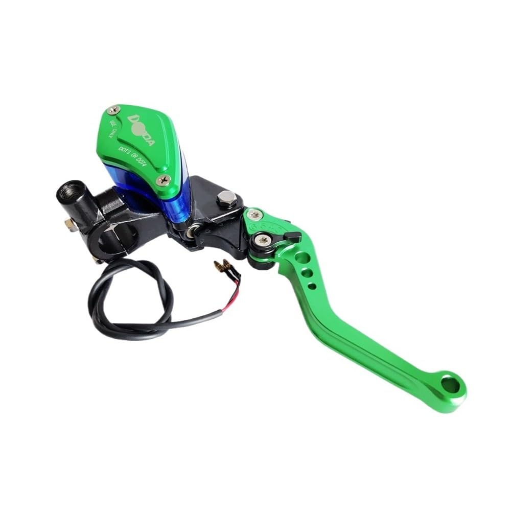 Prsdfg Green Right Brake Clutch Levers Handle 1 Pcs Motorcycle 22Mm 7/8'' Handlebar Hydraulic Clutch Lever Brake Pump Master Cylinder Handle
