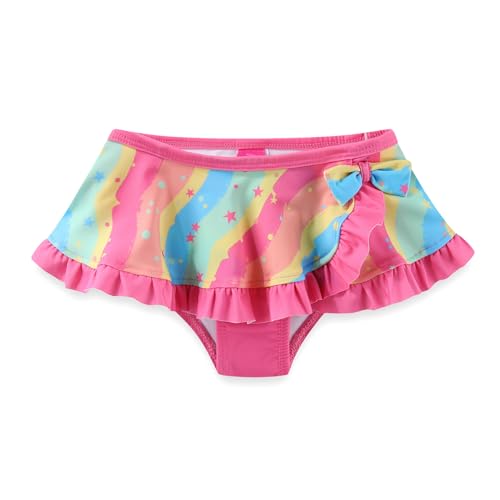 Image of Disney Little Mermaid Minnie Mouse Girls UPF 50+ Bathing Suit Tankini and Bikini Bottom Swimsuit Set for Toddler and Big Kids