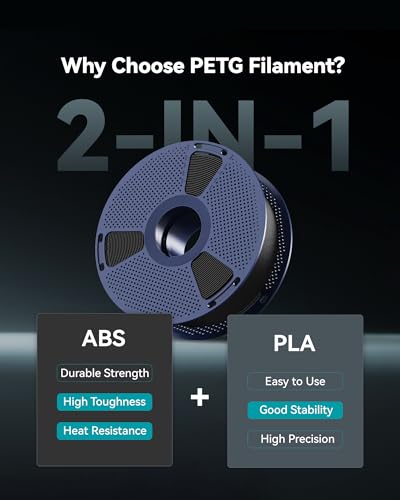 Image of SUNLU PETG Filament 1.75mm,2kg,Black+White