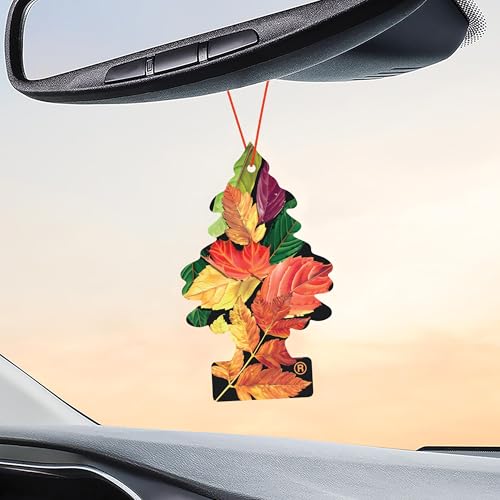 Image of LITTLE TREES Car Air Freshener | Hanging Tree Provides Long Lasting Scent for Auto and Home | Crisp Autumn Air, 24 Air Fresheners