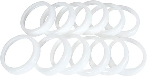 Miniatura 8 de Homeplace Anillo de tarro Mason de boca regular grande  Plástico  Resistente (boca regular, paquete de 6)