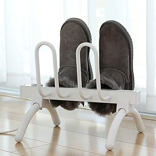 Schuhtrockner, Intelligenter Thermostat elektrischer 4 Schuhtrockner, Schnell trocknend, platzsparend und super leise, Trockner Wäscheständer