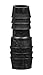 Polyethylene Barbed Union Tube Fittings, Reducing Connector, 5/8 Inch x 1/2 Inch, (Pack of 10)