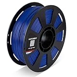 HATCHBOX PLA MAX V2 Blue 3D Printer Filament Made in The USA, 1.75mm Diameter 1 KG Spool, Premium USA Made 3D Printing Filament