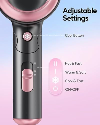 Wavytalk 5950 Portable Hair Dryer With Diffuser thumb #3