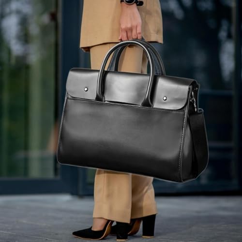 Mallette homme en cuir PU de qualité supérieure avec compartiments pratiques - 4