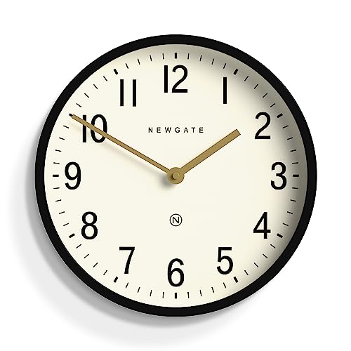 NEWGATE® Master Edwards wall clock, Black, 30 x 30 x 7 cm