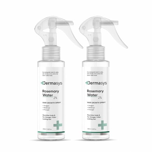 Image of Rosemary Water Spray for Hair Growth | 4X Active Formula with Rosemary Extract, Redensyl, Anagain & Procapil | Anti Hair Fall Mist for Fuller, Thicker & Stronger Hair | For All Hair Types | 100ml (Pack of 2)