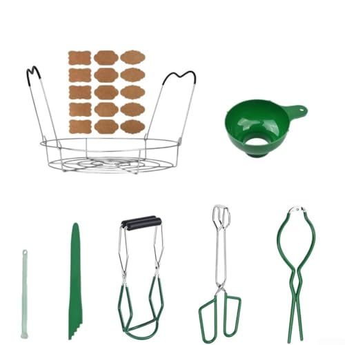 Ensemble d'ustensiles de cuisine en acier inoxydable, ustensile de cuisine multifonctionnel, outils de mise en conserve résistants à la chaleur pour la conservation des aliments