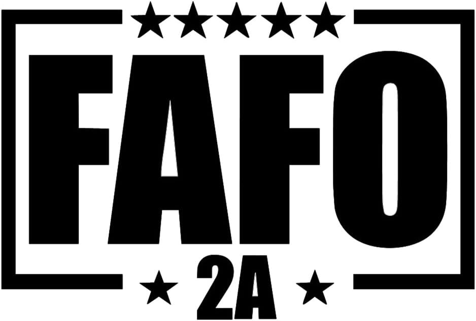 Amazon.com: FAFO 2A Sticker - 5" Decal (Black)- Decal, Liberty, 2nd