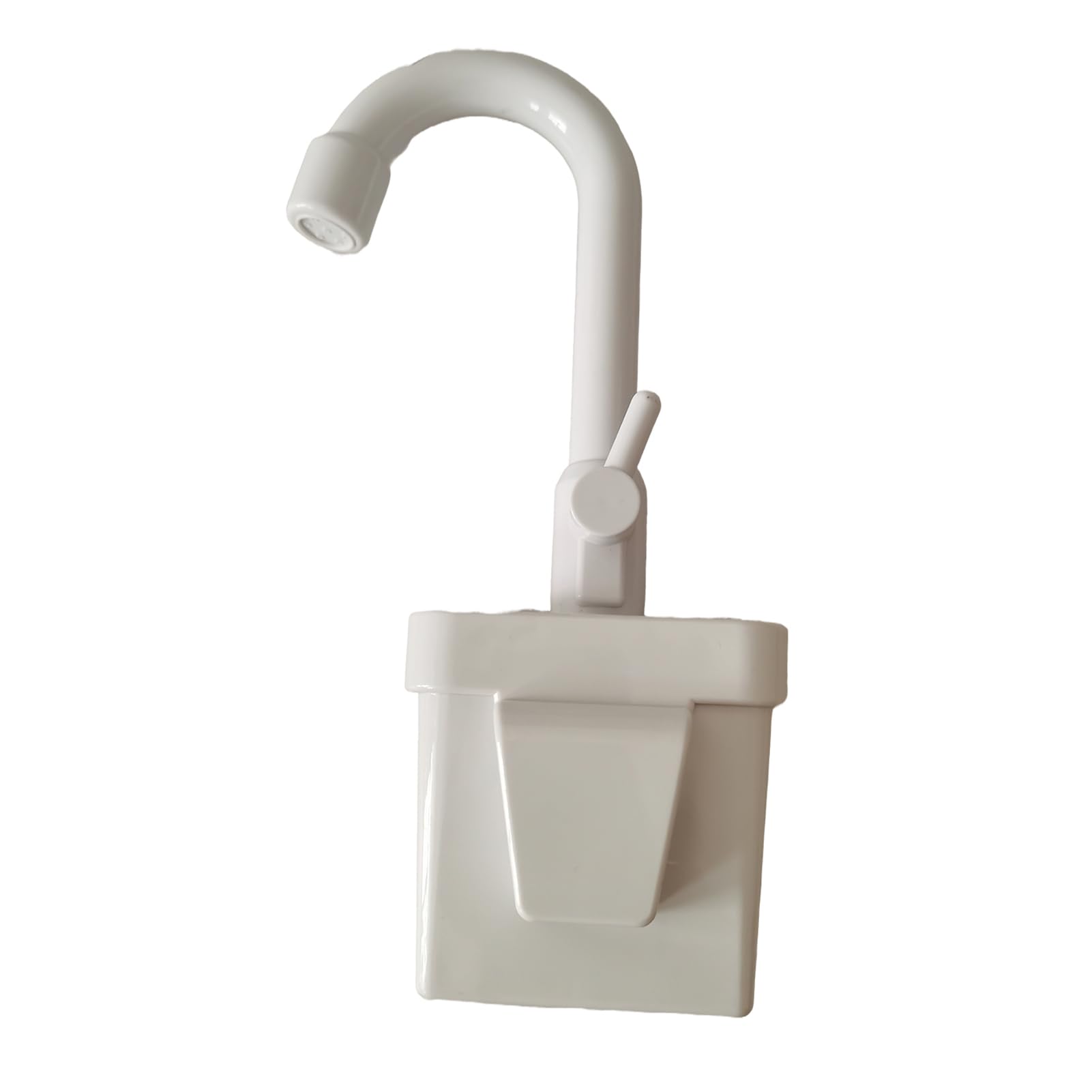 WIXUIPR Kids Plastic Toy Faucet Play nk Set with Running Water Feature mulated Faucet Accessories ABS Cartoon , White