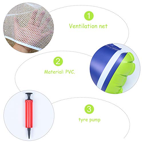 TOYANDONA Piscina Flutuante Água Cama de Rede Durável Almofada Cadeira Flutuante Cama Flutuante Infl