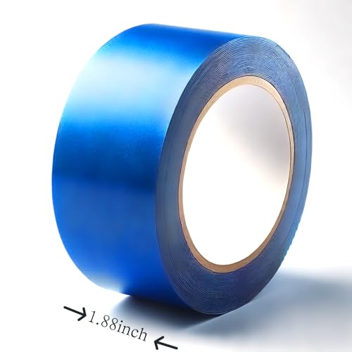 Image of MTCELL 6-Piece Light Blue Painters Tape, UV-Resistant Washi Tape Painter's Bulk Multi Pack, Delicate Surface,1.88 inch x 55 Yards x 6 Rolls (330 Total Yards)