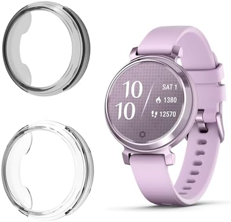 Compatible with Garmin Lily 2 Case, Lamshaw Soft TPU Protective C...