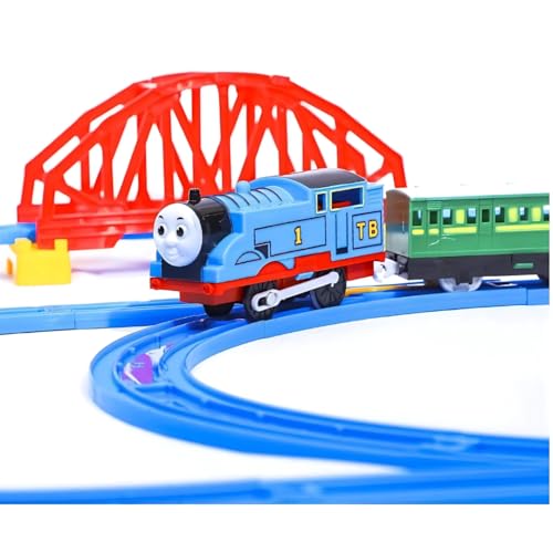 Storio Battery-Operated Express Toy Train Set for Kids 3+ | DIY Railway Tracks | Adventure Train with Lights, Sound, Over-Bridge, Tunnel Cave | Educational Toy | Ideal Gift | Fun & Learning