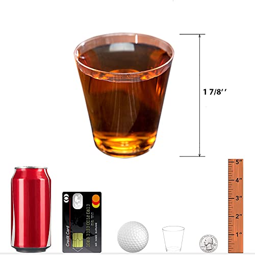 Lakesstory 2Oz Plastic Shot Glasses Pack Of 50 Crystal Clear Disposable Plastic Shot Cups Tasting Glasses Mini Dessert Cups 2 Oz Appetizer Cups Degustation Glasses Recyclable Tumbler Drinking Glasses #TOP1