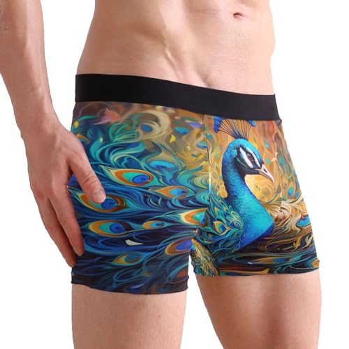 Peacock Men's Boxer Briefs S 202a53694