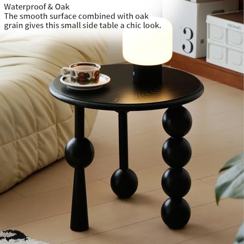 Mesa de bebidas pequeña con estructura compacta de madera para salon 4