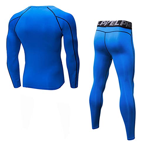 image for Minghe Mens Long Johns Thermal Set Base Layer Men Cold Weather Gear Lo