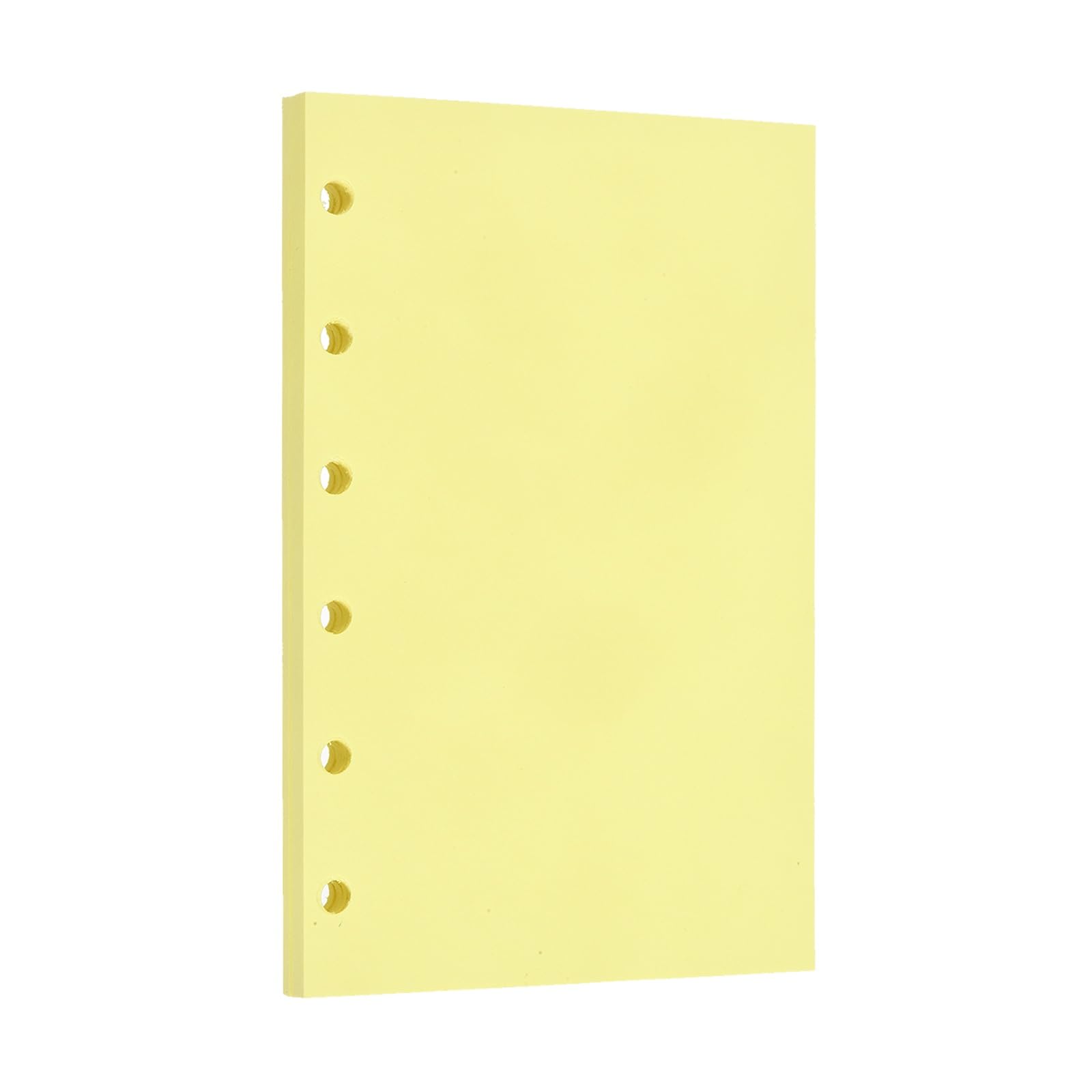 PATIKIL A7 Blank Refill Paper,60 Sheets/120 Pages Loose Leaf Papers 6 Hole