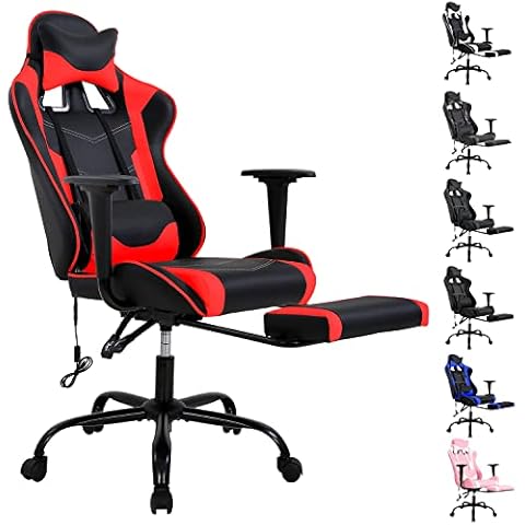 Gaming Chair with Massage Dkelincs Cover