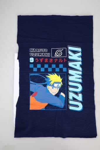 Bioworld Naruto Shippuden Naruto Uzumaki Art Boy's Navy Long Sleeve Shirt2