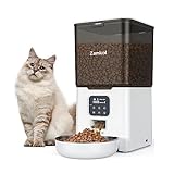 Automatic Cat Feeders, 6L Dry Food Dispenser with Programmable Meal & Portion Control, Timed Feeder
