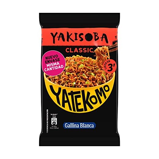 Gallina Blanca Gallina Blanca Yakisoba Fideos Orientales Bolsa, 93 Gramos